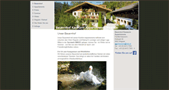 Desktop Screenshot of bauernhof-kaswurm.com